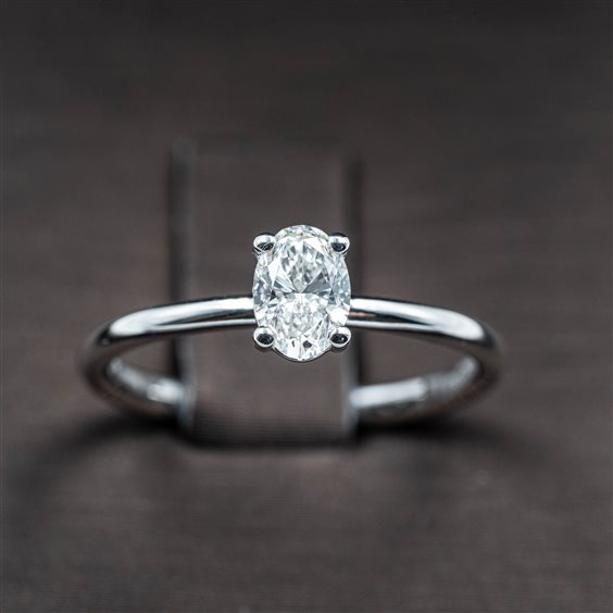 Ring Lux Gioielli Woman in White Gold Diamante 0.51 Ct ANL3544;051;Q;BI - ANL3544;051;Q;BI